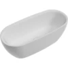 Image de Hoesch iSENSI baignoire ovale 180x80 cm, blanc, 182 l, avec trop-plein, chrome
