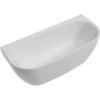 Image de Hoesch iSENSI baignoire encastrée 180x80 cm, blanche, 182 l, remplissage latéral, chromé