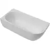 Image de Hoesch Baignoire d'angle iSENSI Monoblock 170x75 cm, gauche, trop-plein + robinetterie, blanc