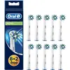 Image de Oral-B CrossAction Pack de 8 + 2 Brossettes de Rechange pour Brosse à Dents Électrique, Bleu
