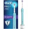 Image de Oral-B PRO 1 700 Brosse À Dents Électrique Rechargeable, Bleu, 1 Brossette