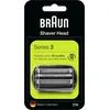 Image de Braun Tête de Rasage, ORIGINALE, Compatible Avec Les Rasoirs Electriques Series 3 Pour Hommes, Pièce De Rechange Avec Des Lames Flexibles, A La Barbe, 31B, Noir