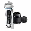 Image de Braun Series 8 8390cc Next Generation Rasoir électrique, station de nettoyage et de charge, étui en tissu, argent