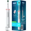 Image de Oral-B Pro 3000 Brosse À Dents Électrique Rechargeable Avec 1 Manche Capteur De Pression Et 1 Brossette Crossaction, Technologie 3D, Élimine Jusqu’À 100 % De Plaque Dentaire
