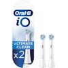 Image de Oral-B iO Ultimate Clean, Embout, Pack de 2 Brossettes de Rechange, pour Brosse à Dents Électrique Jusqu’à 100% d’élimination de la Plaque Dentaire, Blanc