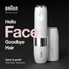 Image de Rasoir Visage électrique pour femme Braun Face Mini FS1000 - Fonction Smart Light - Blanc