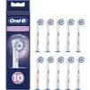 Image de Oral-B Sensitive Clean, Pack de 10 Brossettes de Rechange, Embout, Pour Brosse à Dents Électrique Jusqu’à 100 % d’élimination de la Plaque Dentaire, Blanc