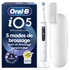 Image de Oral-B Brosse à Dents Electrique iO 5 avec Brossette de Rechange, Blanche | 5 Modes de Brossage dont Douceur et Blancheur, Capteur de Pression sur les Gencives et d’Usure, Batterie Rechargeable, Etui