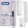 Image de Oral-B iO 9 Brosse À Dents Électrique Pour Adultes, Rose Quartz, Édition Spéciale, 7 Modes De Brossage Avec Blancheur Et Soin Des Gencives, 1 Brossette De Recharge, 1 Chargeur, 1 Étui De Voyage