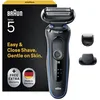 Image de Rasoir électrique Braun Series 5 51 B1500s Noir et bleu