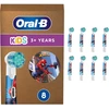 Image de Oral-B Kids Spiderman 8 pièces, Tête brosse à dent électrique