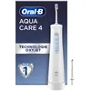 Image de Oral-B Fil Dentaire à l’Eau, Technologie Oxyjet Acquacare Series 4, Blanc | Hydropulseur Portable Adapté à la Sensibilité Dentaire, Nettoyage Doux, Réglage des Pulsations, 2 Intensités