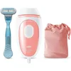 Image de Braun Silk·expert Mini PL1014, Épilateur À Lumière Pulsée, Épilation Semi-Définitive, Alternative Au Laser Pour Jusqu'à 1 An De Peau Douce, Format Compact Blanc/Rose, Avec Pochette De Voyage