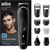 Image de Braun Tondeuse Electrique Tout-En-Un Série 5 MGK5410, 9-En-1 Homme, Kit Styling Pour Tailler La Barbe, Couper Les Cheveux, Tondre Les Oreilles Et Le Nez, Étanche, Rechargeable, 100 Min D'autonomie