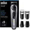 Image de Braun Tondeuse À Barbe Series 5 BT5440 Pour Hommes, Lame Ultra Affutée Pour Bien Tailler La Barbe, 40 Réglages De Longueurs Et Outils De Stylisation, 1 Mini-Rasoir, 1 Sabot De Précision, Rechargeable