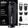 Image de Braun Tondeuse À Barbe Professionnelle Series 7 BT7440, Tondeuse À Barbe Électrique, Avec ProBlade, La Lame La Plus Affûtée De Braun, Outils Professionnels, Base De Recharge, Étui De Voyage