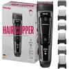 Image de Beurer MN5X Tondeuse à cheveux, pour une coupe de cheveux professionnelle et rapide, 6 lames en acier inoxydable de haute qualité pour un styling individuel, réglage fin en 4 étapes, avec accu