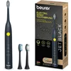Image de Beurer SC 30 Jet Black Brosse à dents électrique, avec 4 modes de brossage, 80 000 oscillations, minuterie acoustique quadrante et affichage LED, 2 brossettes, boîtier 100% recyclé
