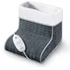 Image de Beurer FW 20 Chauffe-pieds, avec doublure en peluche, fabriqué en Europe, chauffage électrique des pieds avec 3 niveaux de température, arrêt automatique, lavable en machine, gris