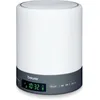 Image de Beurer WL 50 Radio réveil avec lumière d'ambiance à LED, simulation du lever et du coucher du soleil, connexion Bluetooth pour diffuser votre musique