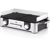 Image de WMF Master-Grill électrique, 2400W, Grande surface 28x50cm, Revêtement antiadhésif, Plaques amovibles compatibles lave-vaisselle, Inox 18/10 Cromargan, Lono 0415280011