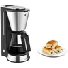 Image de WMF KITCHENminis Machine à café verre, Capacité 1-5 tasses, Revêtement inox 18/10 Cromargan, Porte-filtre amovible, Aroma 0412270011