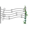 Image de DanDiBo Clôture Melody Support pour Plantes grimpantes Treillis en métal H-56cm L-80cm Support pour Plantes grimpantes Clôture