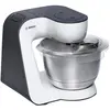 Image de Bosch Electroménager - MUM50123 Robot culinaire compacte & polyvalent, 800W, 3,9 litres, Kit de pâtisserie inclus, Blanc/Gris Anthracite