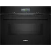 Image de SIEMENS Four encastrable pyrolyse CM776G1B1, IQ700, Combiné compact