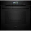 Image de Siemens HS736G3B1 iQ700 A+ Einbaudampfbackofen, 60 cm breit, 71 L, 21 Heizarten, TFT Touchdisplay, Kindersicherung, Home Connect, Bratenthermometer, schwarz