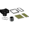Image de Siemens Clean Air Plus LZ11KKI16 Kit de recirculation d'air pour hotte avec fonction anti-poisson et anti-pollen avec cadre de filtre, plaque de renvoi et tuyau, durée de vie de 12 à 18 mois