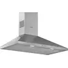 Image de Bosch DWP94BC50 Hotte murale pyramidale - Série 2 - 1 moteur et 3 vitesses d'aspiration - Eclairage LED - 90 cm - Inox