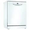 Image de Bosch SMS2ITW33E Série 2 Lave-vaisselle autoportant, classe E, 60 cm, blanc, 92 kWh, 100 cycles, 12 millions de gallons par jour, Silence, séchage extra, panier à couverts Vario, Home Connect