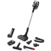 Image de Bosch Aspirateur sans Fil Unlimited Gen2 série 8 BSS82SIL1, sans Sac, jusqu'à 45 Minutes d'autonomie, Batterie remplaçable, Chargeur Rapide, éclairage LED, Brosse rembourrée XXL, suceur Plat, Tous