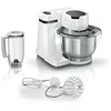 Image de BOSCH Kitchen machine Serie 2 blanc -700W - Bol melangeur inox 3,8 L - Fouet - Crochet petrisseur - Blender
