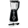 Image de Bosch VitaPower Série 4 Blender 1200 W Noir Verre ThermoSafe 1,5L Deux vitesses + Fonction Pulse - MMB6172B