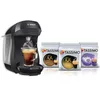 Image de Machine a Cafe BOSCH machine Tassimo HAPPY (noire) + 3 packs de T-Discs offerts. compacte automatique avec lecteur optique de codes bar