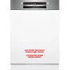 Image de BOSCH SMI4EVS08E LST B 60CM 14COP. 9LT ACCIAIO SPAZZOLATO FRONTA