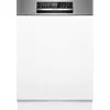Image de Bosch SMI6ECS12E Série 6, lave-vaisselle encastrable avec plaque avant, Home Connect, Extra Clean Zone : nettoyage intensif pour les contaminants tenaces, diagnostic à distance, acier, 60 cm