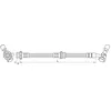 Image de METZGER AUTOTEILE Tuyau de frein 4111581 Vorderachse rechts, | Compatible avec: RENAULT KADJAR