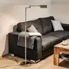 Image de Knapstein Lampadaire LED réglable Danuta, nickel mat