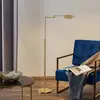 Image de Knapstein Lampadaire LED réglable Danuta, laiton mat