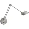 Image de Knapstein Applique LED Ninja, nickel mat, variateur rotatif