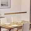 Image de Knapstein Suspension LED Runa, bronze, longueur 132 cm