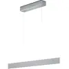 Image de Knapstein Suspension LED Fara, up/down, longueur 92cm nickel