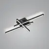 Image de Knapstein Plafonnier LED Feli avec trois profilés, noir