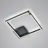 Image de Knapstein Plafonnier LED Yoko, up/down, 40x40 cm, noir