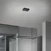 Image de Knapstein Suspension LED Elin, noir, commande gestuelle
