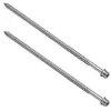 Image de ZAMBELLI Goupille à Vis en Zinc Argent 80mm / M10, Fixation pour Collier de Descente
