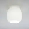 Image de Casablanca Murea plafonnier, blanc opale, Ø 25 cm